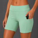 Short Stella Em Poliamida Liso - Com Bolso