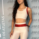 Conjunto Melo em Poliamida Canelado - Feminino