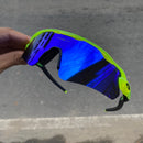Óculos Radar Ev Neon Cristal - Lente Neon Blue