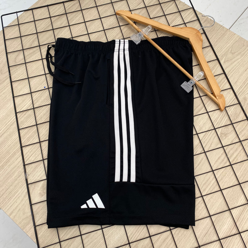 Bermuda Power Dryfit - Preto com Branco