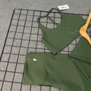 Conjunto Serena em Poliamida Liso - Folha