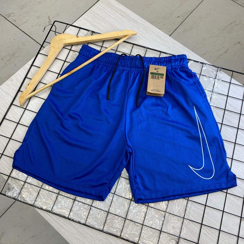 Bermuda Power Dryfit Logo Vazada - Azul Royal
