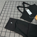 Conjunto Ariana em Poliamida Liso - Preto