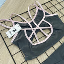 Conjunto Calça Lelac com Top Cruzado - Feminino