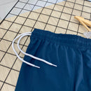 Short Power com Fenda Lateral - Azul Petróleo