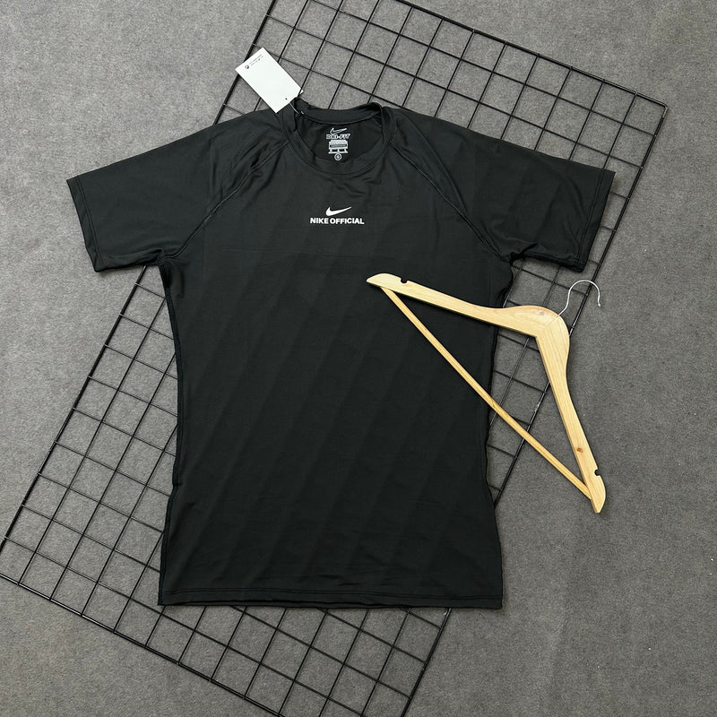 Camisa Power em Poliamida de Compressão - Preta