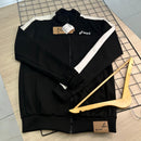 Jaqueta Neoprene Relaxed Fit - Preta/Branca