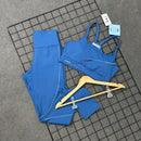 Conjunto Laura em Poliamida Liso - Azul
