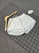Short Duplo Feminino Em Tactel Com Elastano - Importado