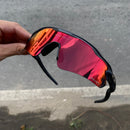 Óculos Radar Ev Cristal Black Fosco - Lente Dark Rubi