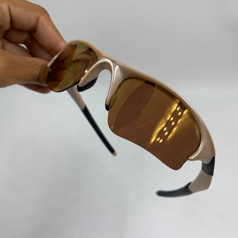 Óculos Half Jacket - Lentes Gold Café