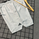 Short Mauricinho Power Tactel Com Elastano - Cinza Claro