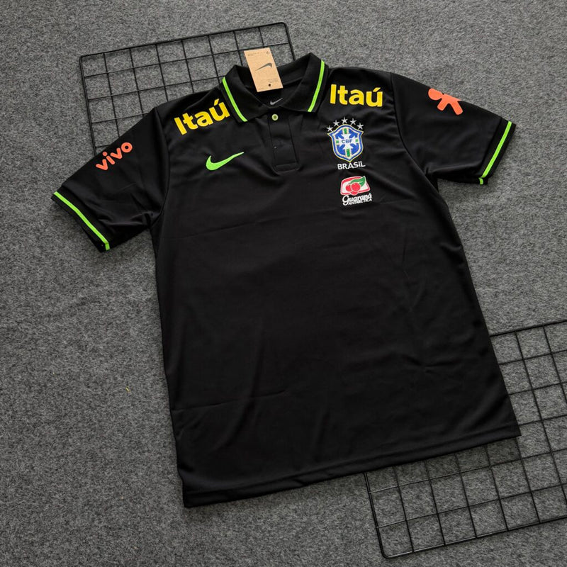 Camisa da Seleção Brasileira Treino - Preta