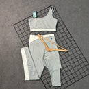 Conjunto Mel em Poliamida Liso - Cinza