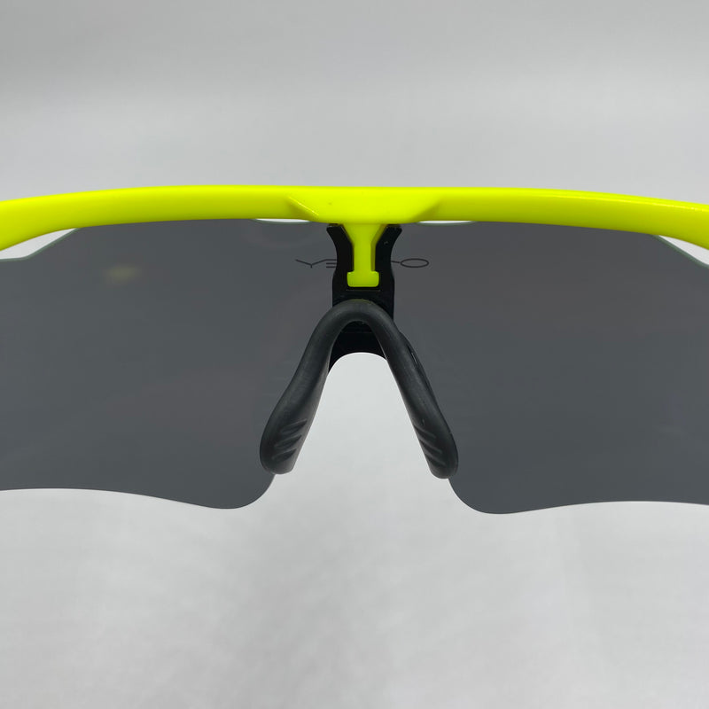 Óculos Radar Ev Verde Neon - Lente Tanzanit