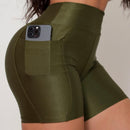 Short Canelado em Poliamida - Feminino