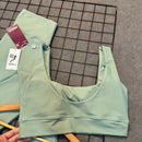 Conjunto Kiara em Poliamida Liso - Verde Claro