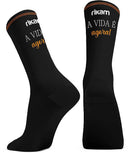 Meia Rikam Performance Corrida e Ciclismo Cano Alto