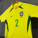 Camisa Retrô Premium da Seleção Brasileira - 2002