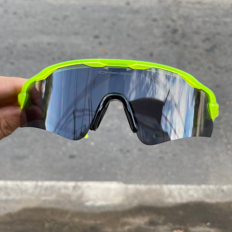 Óculos Radar Ev Neon Cristal - Lente Black