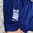 Bermuda Power Dryfit Com Logo Grande - Azul Marinho