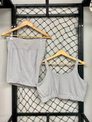 Conjunto May em Poliamida Liso - Plus Size Feminino