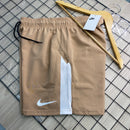 Short Mauricinho Power Com Fenda Lateral - Bege