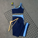 Conjunto Cora em Poliamida Liso - Azul Marinho