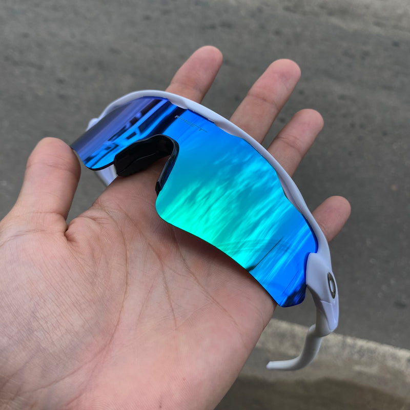 Óculos Radar Ev White - Lente Liquid Metal