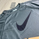 Camisa Dryfit Linha Premium Logo Emborrachada - Cinza