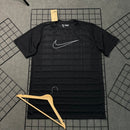 Camisa Power Dryfit - Logo Grande Vazada Preto