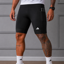 Short de Compressão Em Poliamida - Com Bolso e Barra Para Corrida