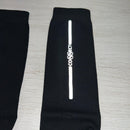 Meia Cano Longo Em Poliamida - com Detalhe Refletivo