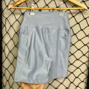 Short Canelado em Poliamida - Feminino