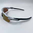 Óculos Radar Ev Prata - Lente Gold Café