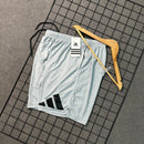 Bermuda Power Dryfit Com Logo Grande - Cinza Claro