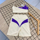 Conjunto Short Lelac Top Alcinha - Poliamida