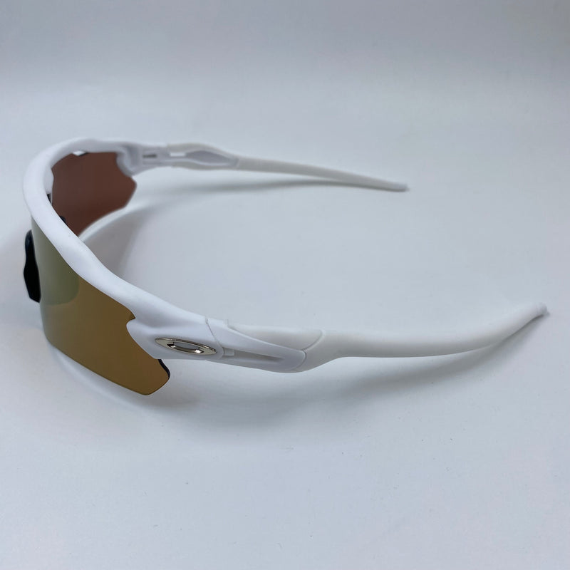 Óculos Radar Ev White - Lente Gold Café