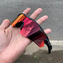 Óculos Radar Ev Cristal Black Fosco - Lente Dark Rubi