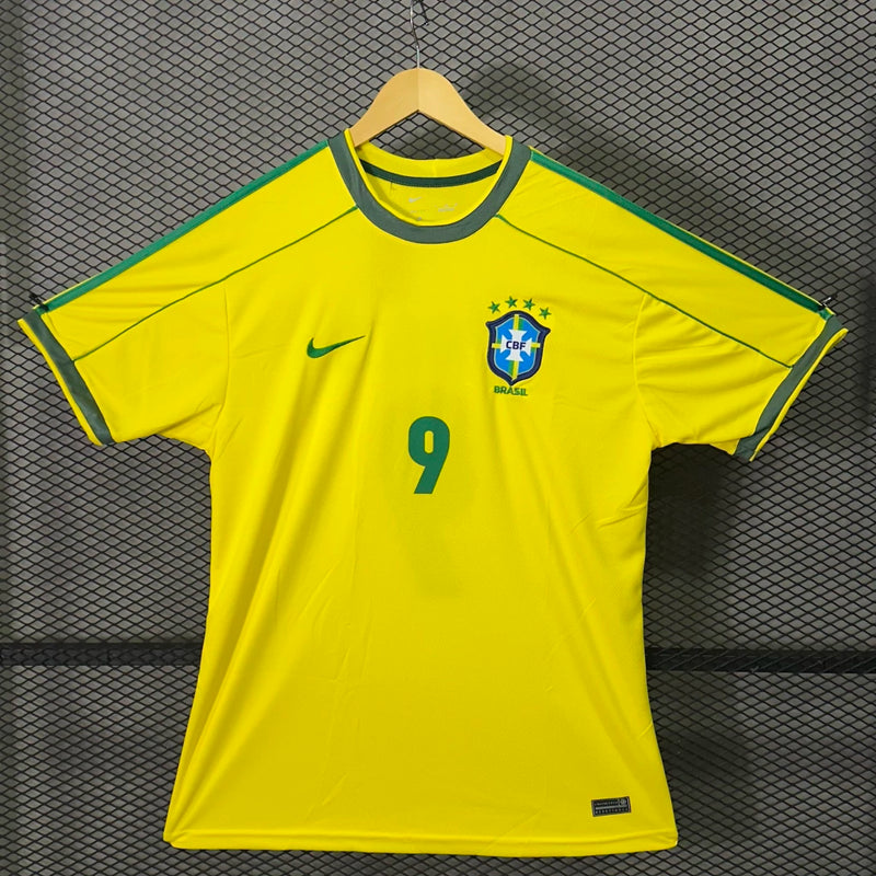 Camisa Retrô Premium da Seleção Brasileira - 1998