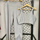 Conjunto Calça May em Poliamida Liso - Plus Size Feminino