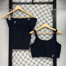 Conjunto May em Poliamida Liso - Plus Size Feminino