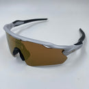 Óculos Radar Ev Prata - Lente Gold Café