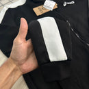 Jaqueta Neoprene Relaxed Fit - Preta/Branca