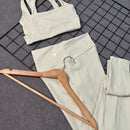 Conjunto Valentina em Poliamida Liso - Feminino