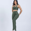 Conjunto Malva em Poliamida Canelado - Feminino