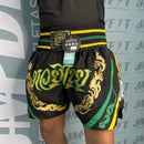 Short Muay Thai Ockto - Tailandês Brasil Black