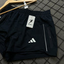 Short Duplo Feminino Em Tactel Com Elastano - Importado