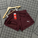 Short Duplo Feminino Em Tactel Com Elastano - Importado