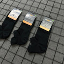 Kit 3 Meias Cano Curto Lisa Em Poliamida